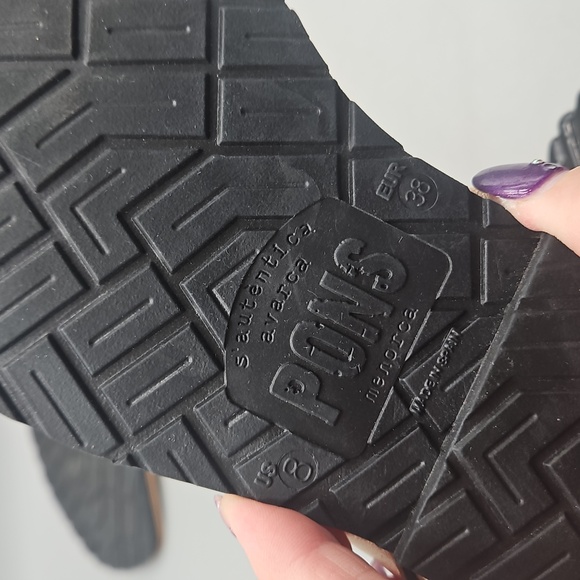 PONS Avarcas Spanish Sandal Rose Gold Metallic Women 8 - Picture 11 of 11